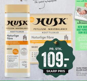 MENY Husk frøskaller eller kapsler tilbud