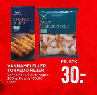 MENY Vannamei eller torpedo rejer tilbud