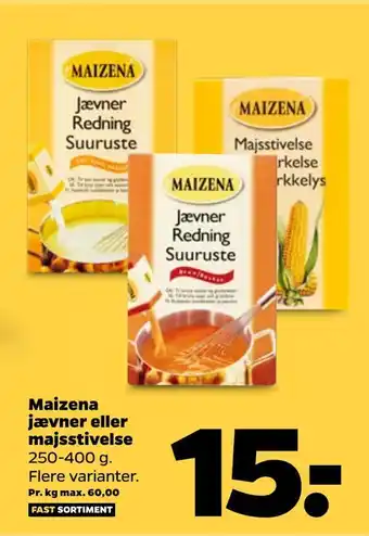 Netto Maizena jævner eller majsstivelse tilbud