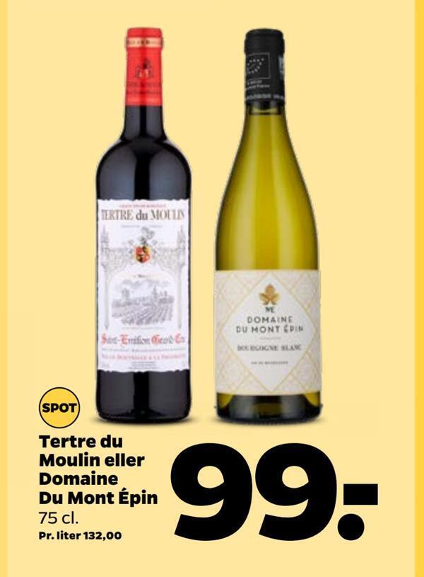 Tertre du moulin eller domaine du mont épin tilbud hos Netto