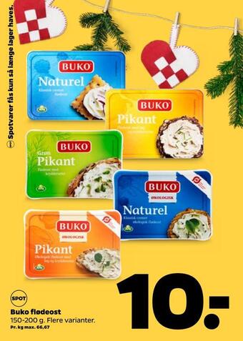 Netto Buko flødeost tilbud
