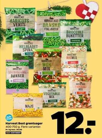 Netto Harvest best grøntsager tilbud