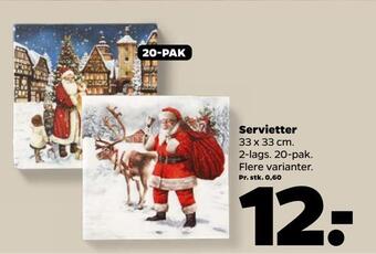 Netto Servietter tilbud