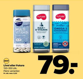 Netto Livol eller futura tilbud