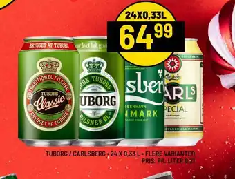 Priss Tuborg / carlsberg tilbud