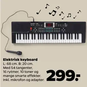 Netto Elektrisk keyboard tilbud