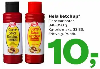 Coop 365 Hela Ketchup 348-350g tilbud
