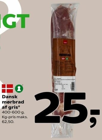 Coop 365 Dansk Mørbrad af Gris 400-600g tilbud