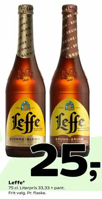 Coop 365 Leffe 75cl tilbud