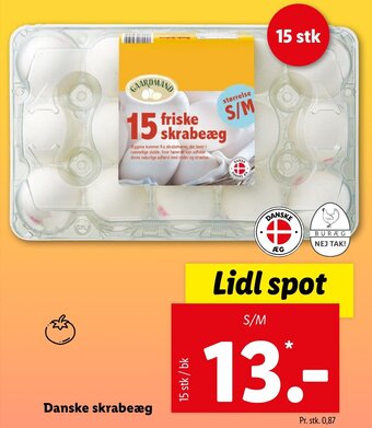 Lidl Danske Skrabeæg tilbud