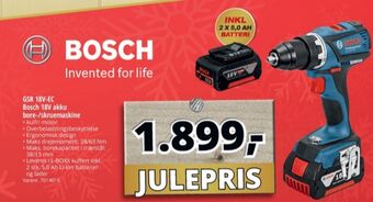 10-4 Byggecenter Blå bore- og skruemaskine tilbud