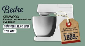 Skousen Kenwood køkkenmaskine tilbud