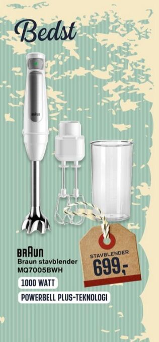 Skousen Braun stavblender tilbud