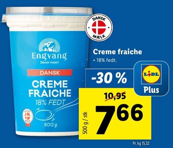 Lidl Creme Fraiche 500 g tilbud