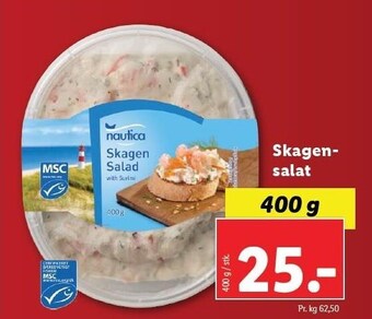 Lidl Skagensalat tilbud