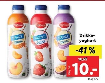 Lidl Drikkeyoghurt tilbud