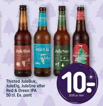 REMA 1000 Thisted julebuk, juleelg, julesne el. red & green ipa tilbud