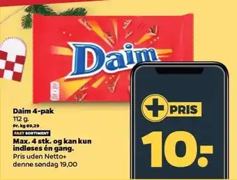 Netto Daim 4-pak tilbud