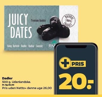 Netto Dadler tilbud