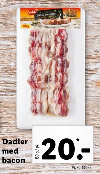 Lidl Dadler Med Bacon 150g tilbud