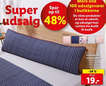 Lidl Pudebetræk Til Multipude tilbud