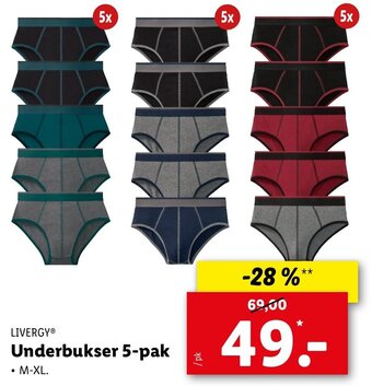 Lidl Underbukser 5-Pak tilbud
