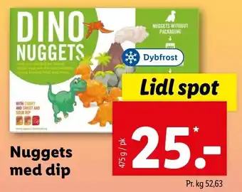 Lidl Nuggets Med Dip 475g tilbud