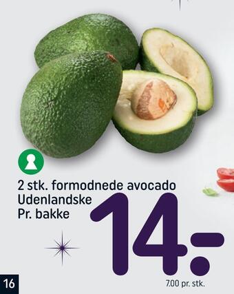 REMA 1000 2 stk. formodnede avocado tilbud