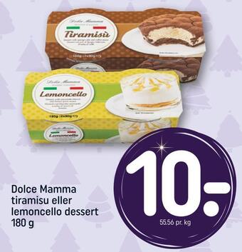 Dolce mamma tiramisu eller lemoncello dessert