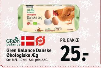 SPAR Grøn balance danske økologiske æg tilbud