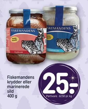 REMA 1000 Fiskemandens krydder eller marinerede sild tilbud