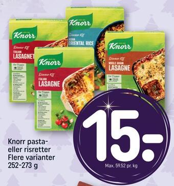 REMA 1000 Knorr pasta eller risretter tilbud