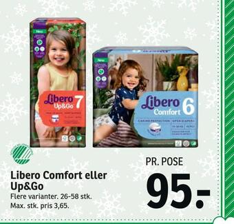 SPAR Libero comfort eller up&go tilbud