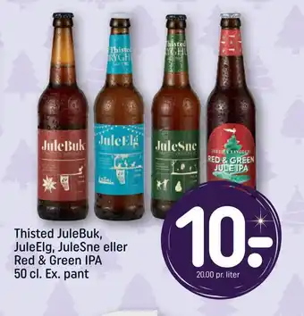 REMA 1000 Thisted julebuk, juleelg, julesne eller red & green ipa tilbud