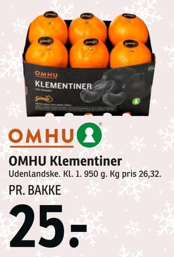 SPAR Omhu klementiner tilbud