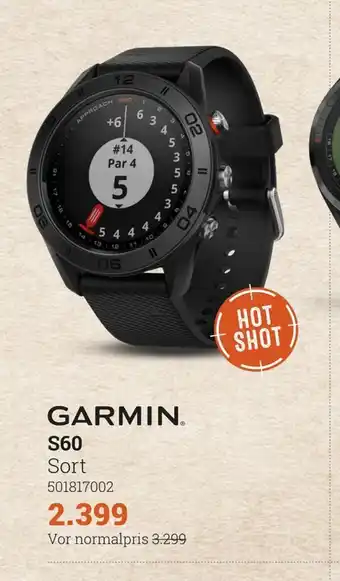 Golf Experten Garmin s60 tilbud