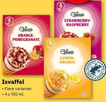 Lidl Isvaffel 4x100ml tilbud
