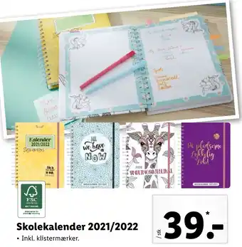 Skolekalender 2021/2022