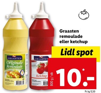 Lidl Graasten Remoulade Eller Ketchup 800g tilbud