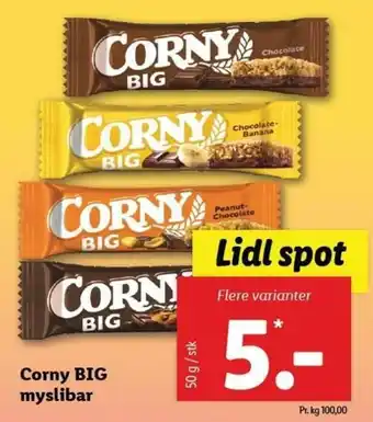 Corny Big Mysliber 50 g