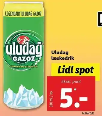 Lidl Uludag Læskedrik 330 ml tilbud