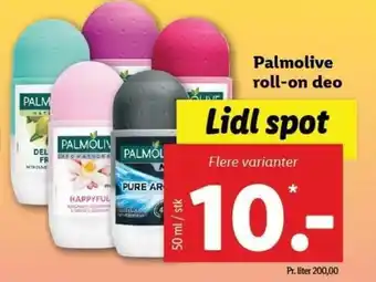 Lidl Palmolive Roll-On Deo 50ml tilbud