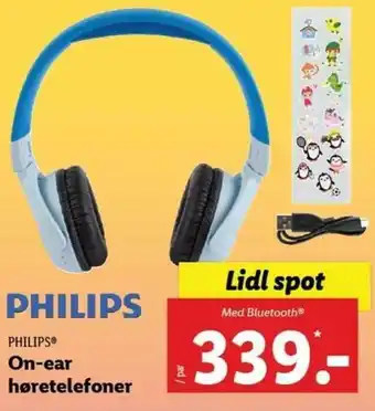 Lidl Philips On-Ear Høretelefoner tilbud