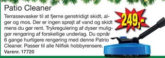 Harald Nyborg Nilfisk terrasserenser tilbud