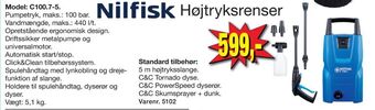 Harald Nyborg Nilfisk højtryksrenser tilbud