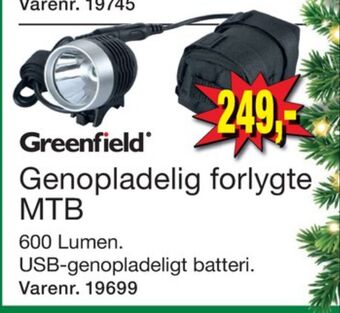 Harald Nyborg Greenfield cykellygte tilbud