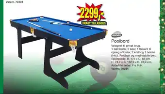 Harald Nyborg Nordic games poolbord tilbud