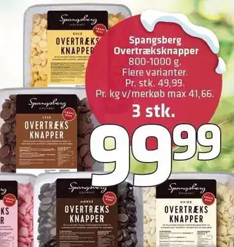 Spangsberg overtræksknapper - 3 kasser