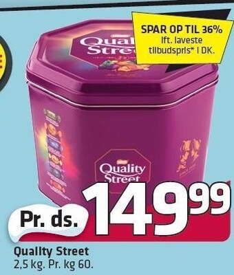 Fleggaard Quality street 2,5 kg tilbud