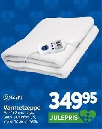 Din Isenkræmmer Varmetæppe tilbud